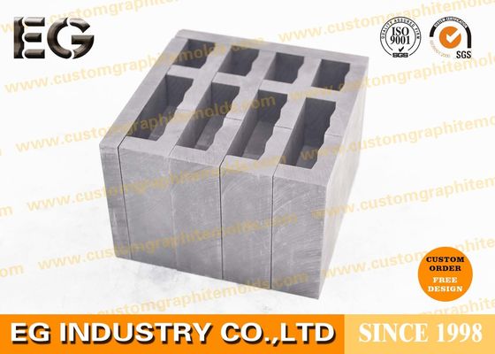 China 1/2” OZ High Density Graphite Ingot Mold , Durable Glass Drilling Tools Graphite Gauge Mold supplier